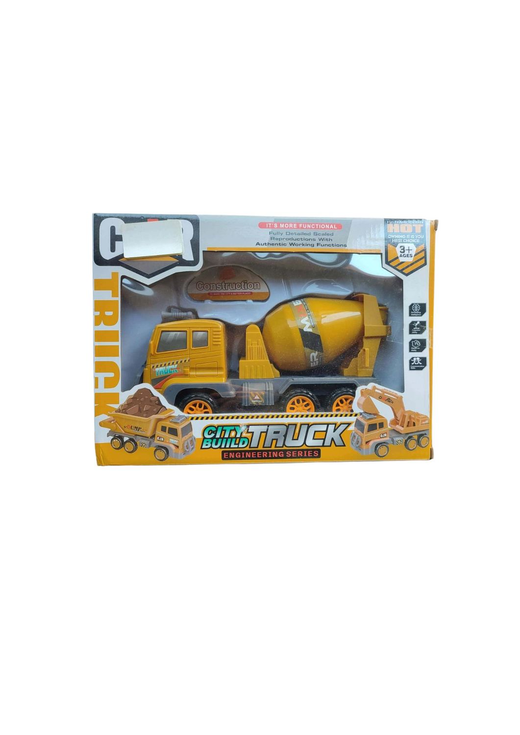 Samochód budowlany - betoniarka City Build Truck