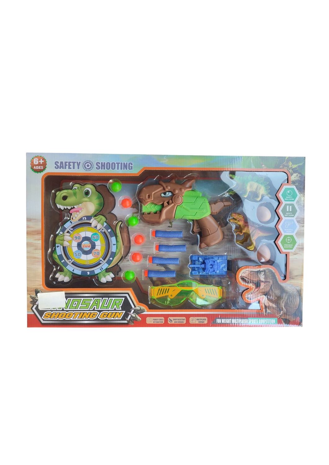 Dinosaur Shooting Gun - zestaw do strzelania