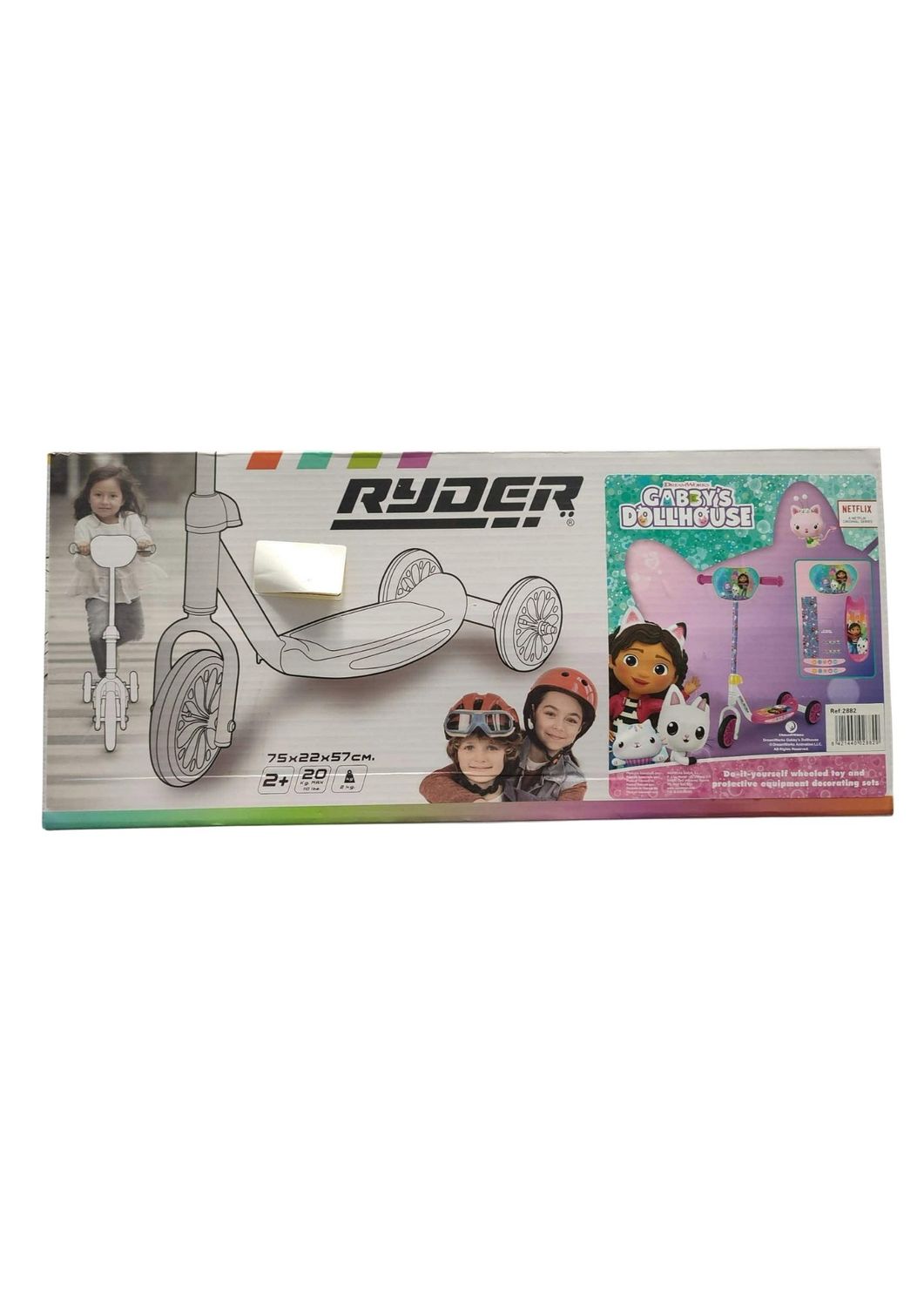 Hulajnoga dziecięca RYDER Koci Domek Gabi