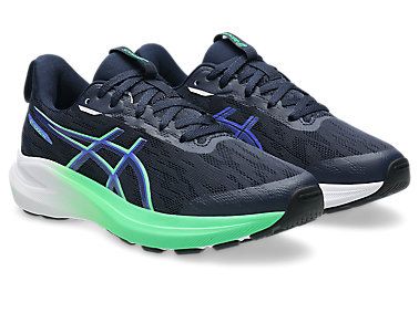 Buty ASICS GT-1000 14 GS granatowe zielone białe młodzieżowe
