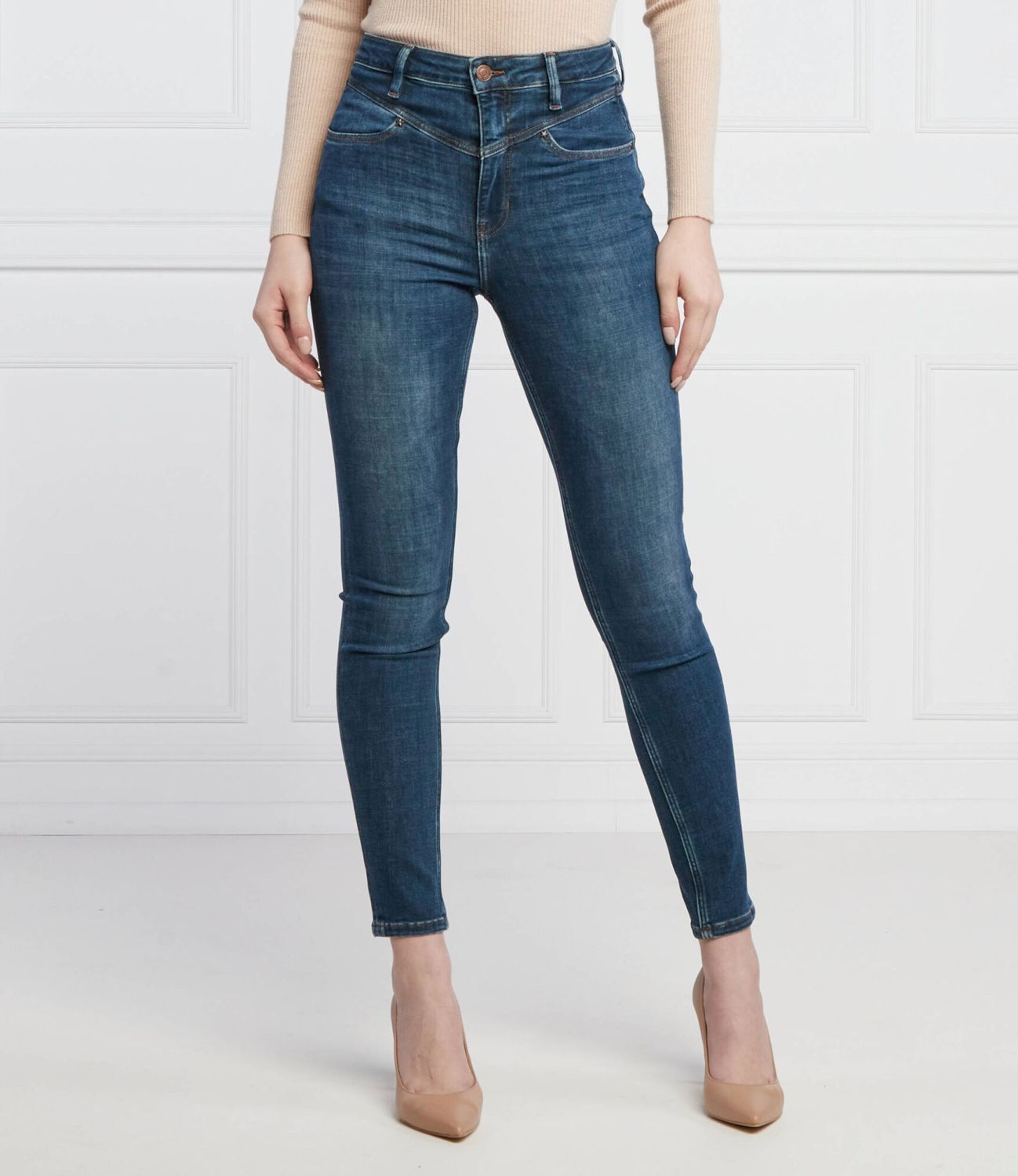 Guess - Jeansy Skinny damskie