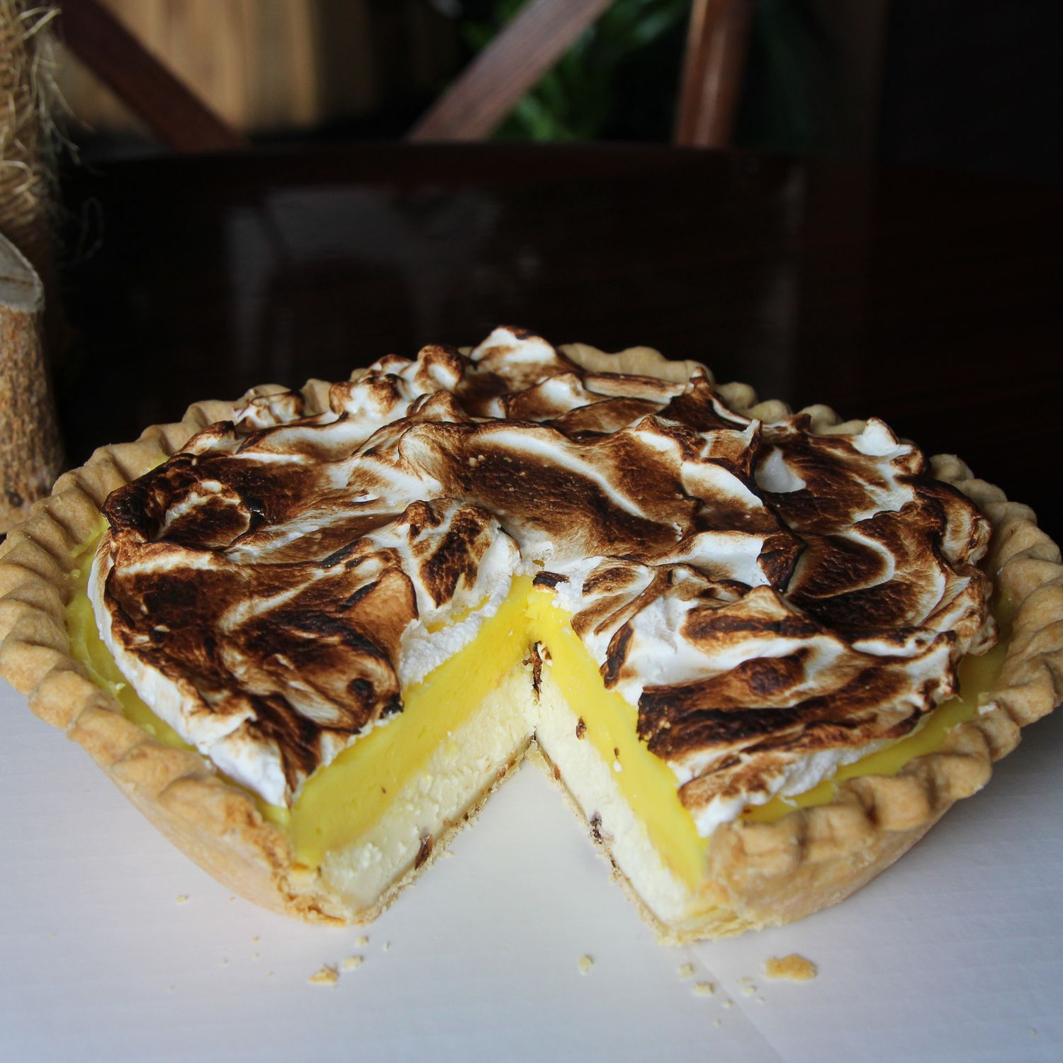 Lemon Posset Pie (9")