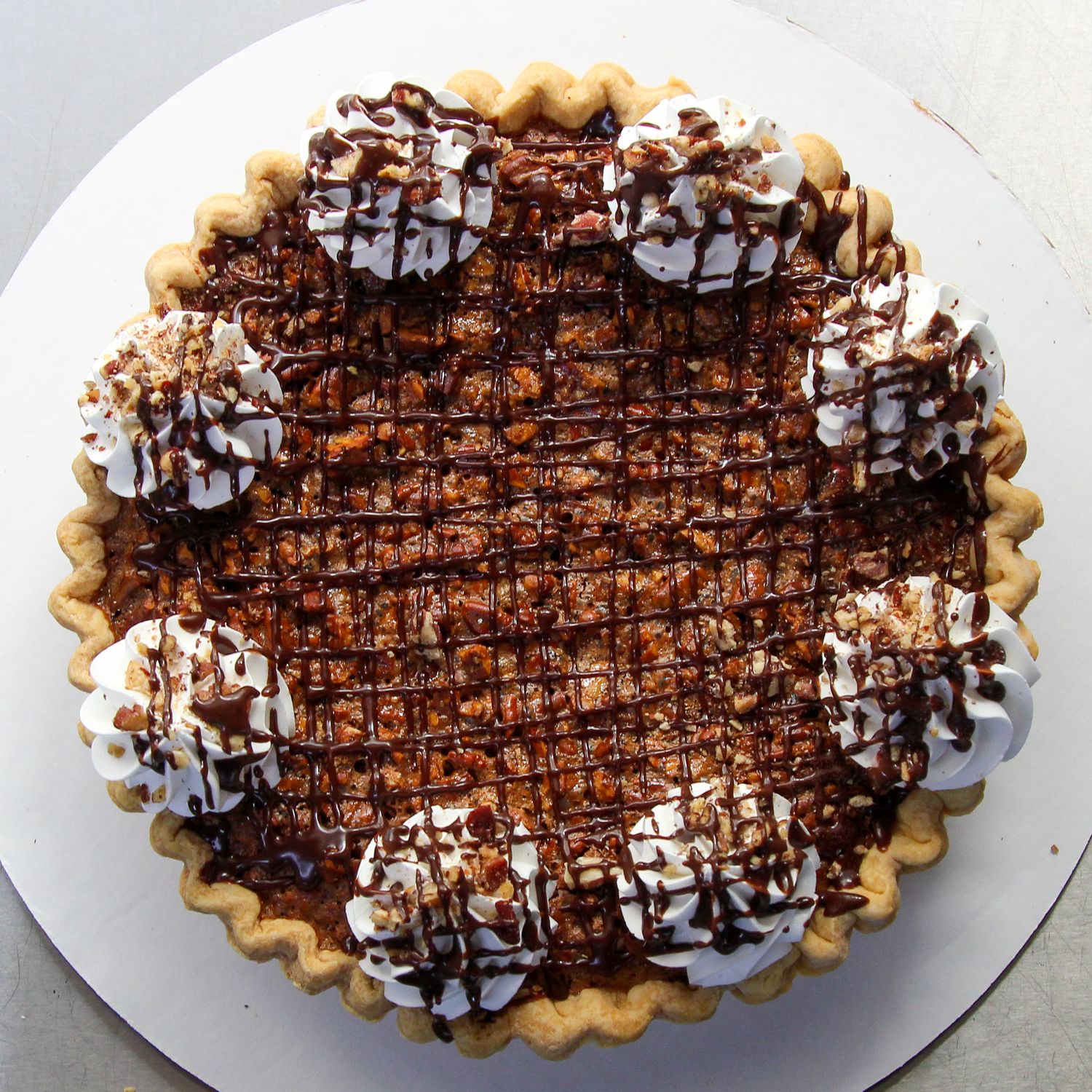 Chocolate Pecan Pie (9")