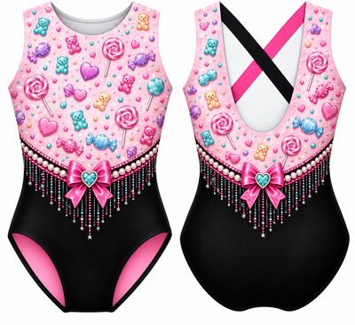Dreamy Glow CANDY Coquette Leotard