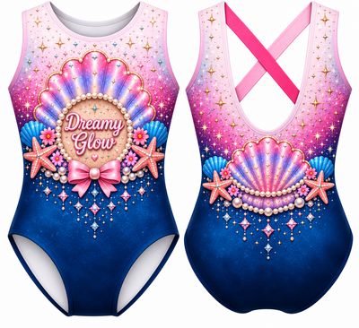 Dreamy Glow SEASHELL SWEETHEART Leotard