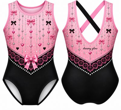 Dreamy Glow Coquette Bow Leotard