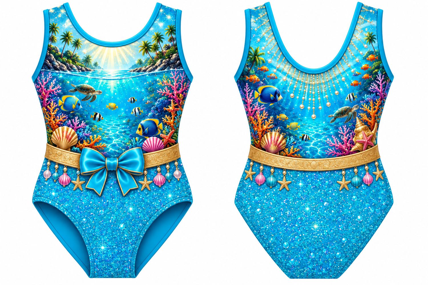Dreamy OCEAN COUTURE Leotard