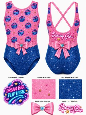 Dreamy Glow DREAM BIG FLIP HIGH Leotard