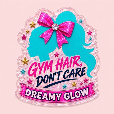 GYM HAIR DON’T CARE Collectors Pin