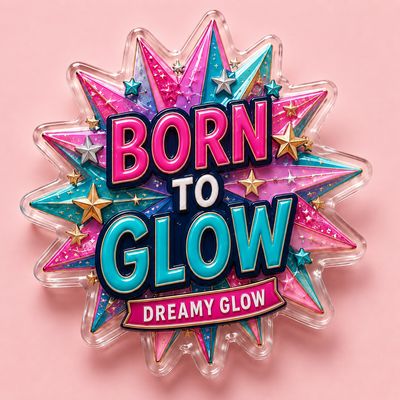 BORN TO GLOW Collectors Pin