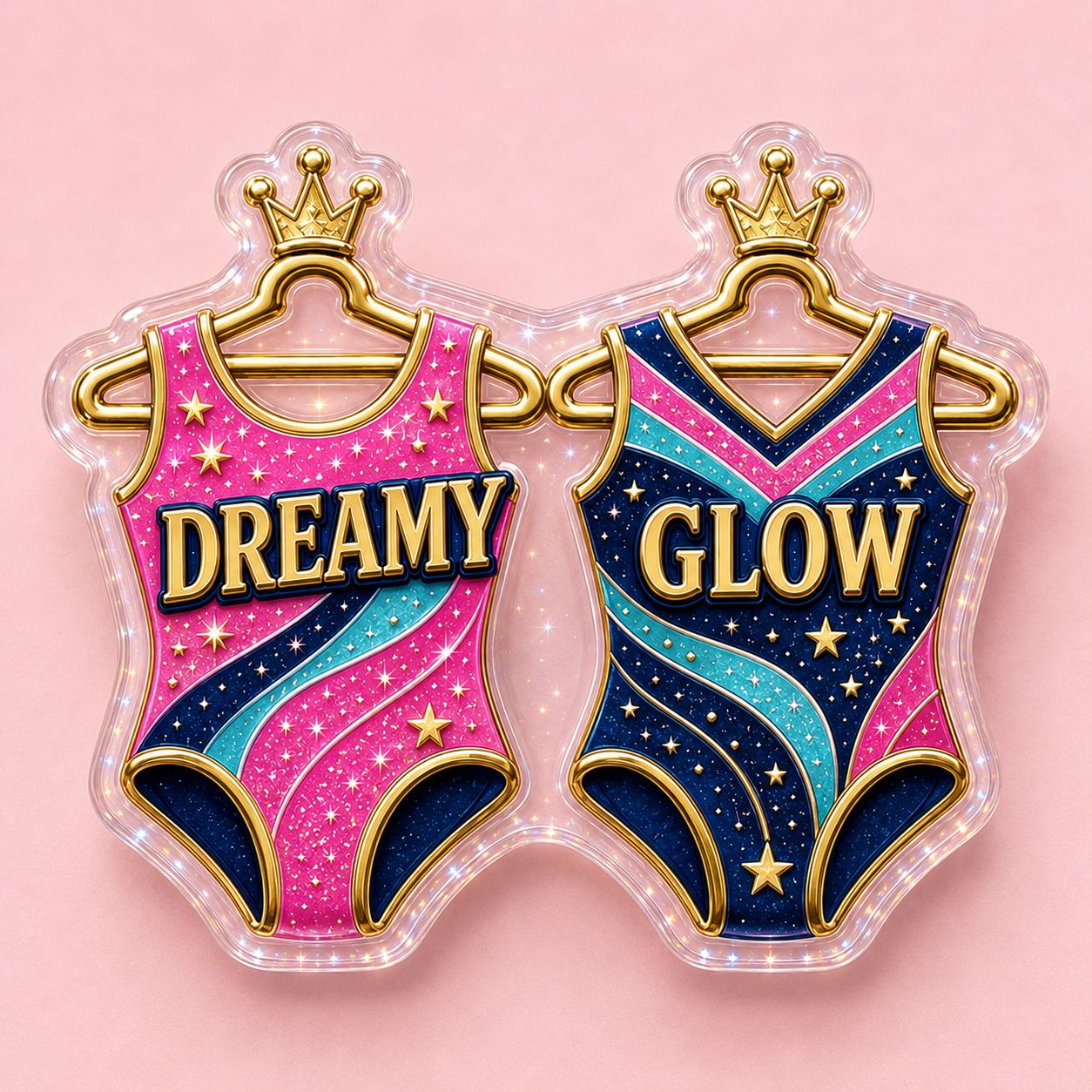 2 DREAMY GLOW LEOS Collectors Pin