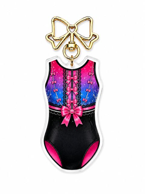 BOLD BOWS AND PEARLS COUTURE COQUETTE Leo Collectors Bag Charm