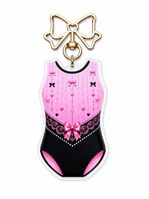 PINK BOW, COQUETTE  Leo Collectors Bag Charm