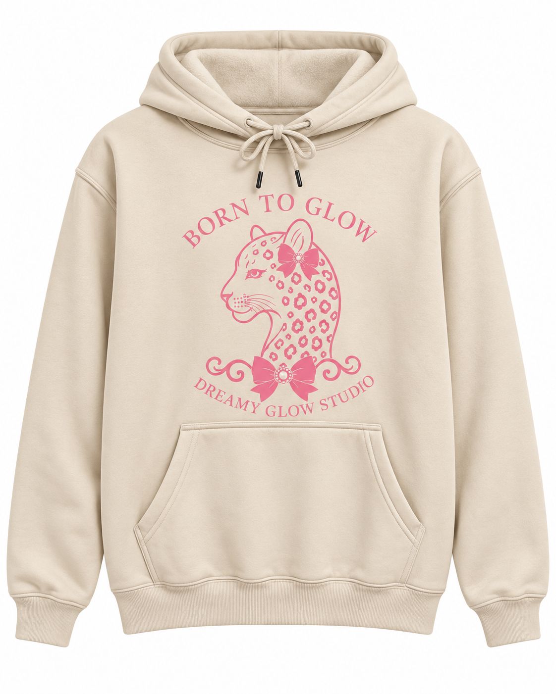 BORN TO GLOW CHEETAH HOODIES