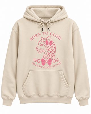 BORN TO GLOW CHEETAH HOODIES