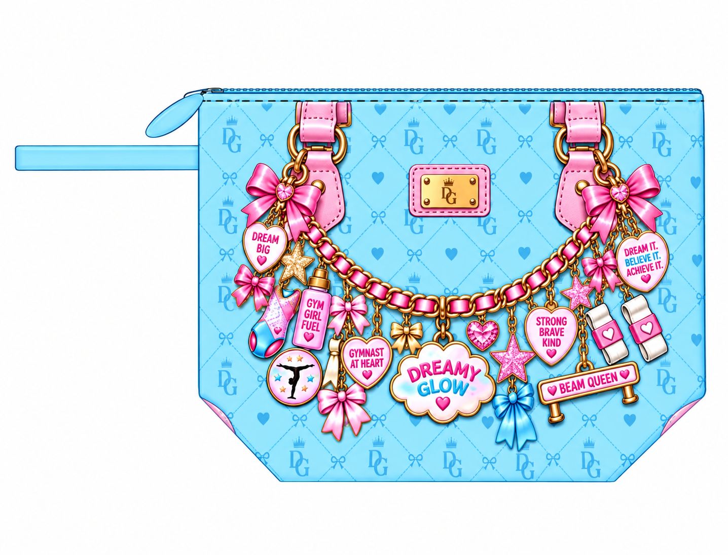 GYMNAST Designer bag with Charms-ACCESSORIES &amp; LEOTARD BAG