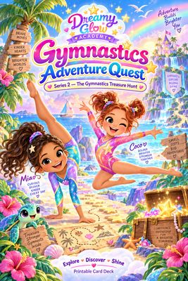 ADVENTURE QUEST 2 Dreamy Glow Academy Gymnastics Printable Flashcards