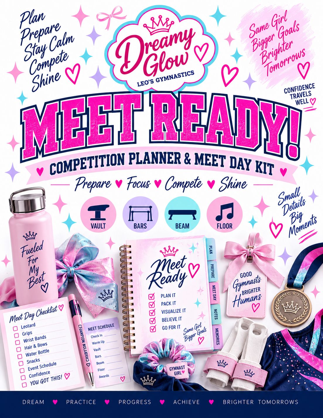 MEET READY!! WORKBOOK — 21 interactive printable Pages