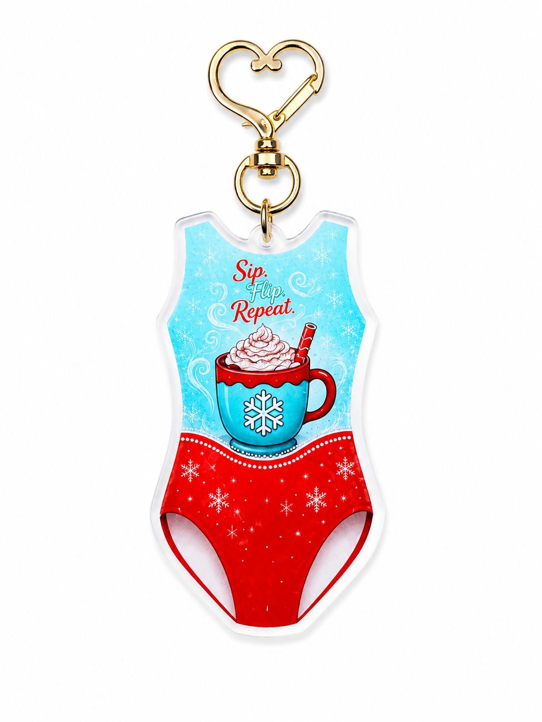 HOT CHOC SIP. Flip. Repeat Leo Collectors Bag Charm