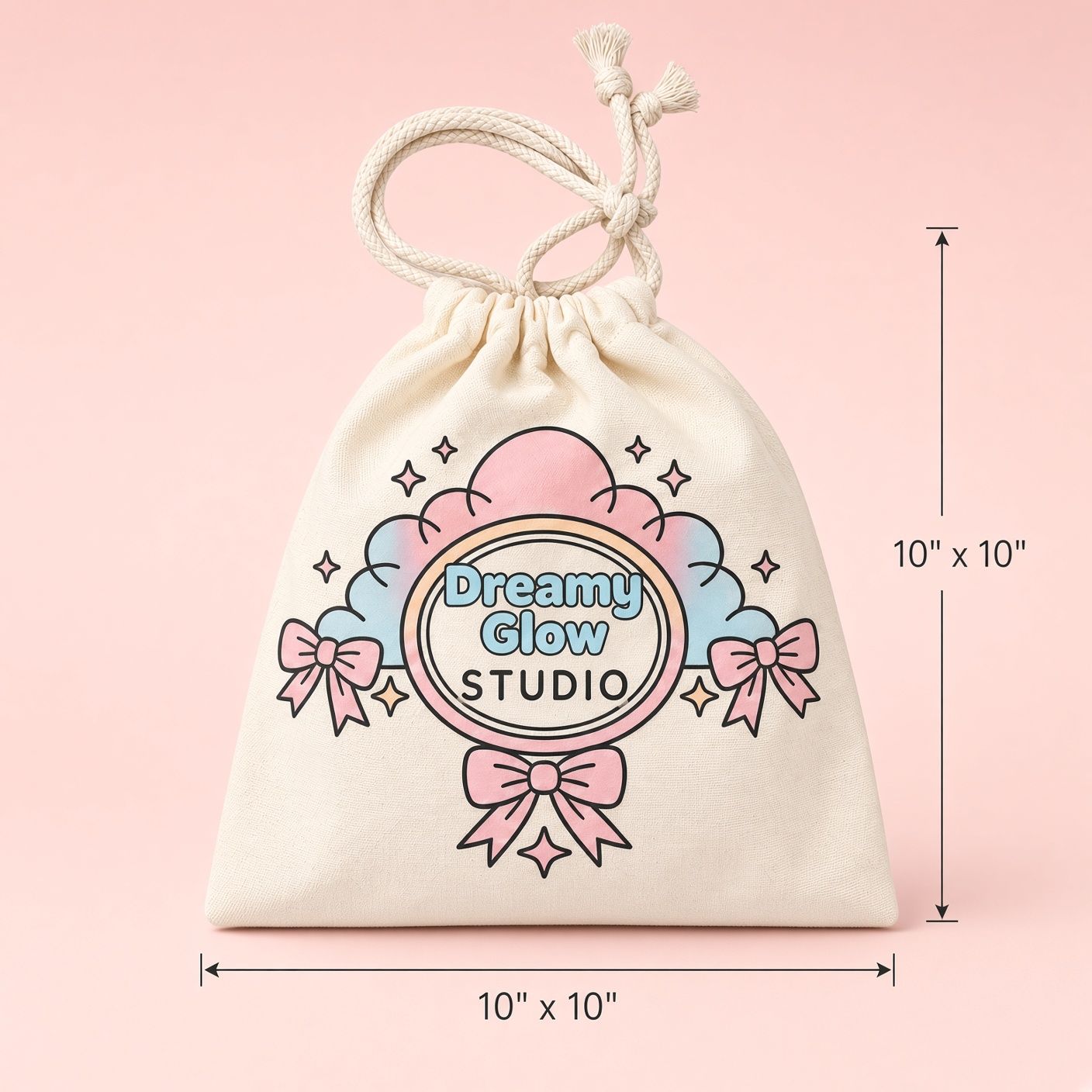 SWEETHEART CLOUD CINCHED GRIP OR ACCESSORIES BAG