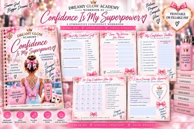 CONFIDENCE IS MY SUPERPOWER - 6 Fillable Or Printable Pages