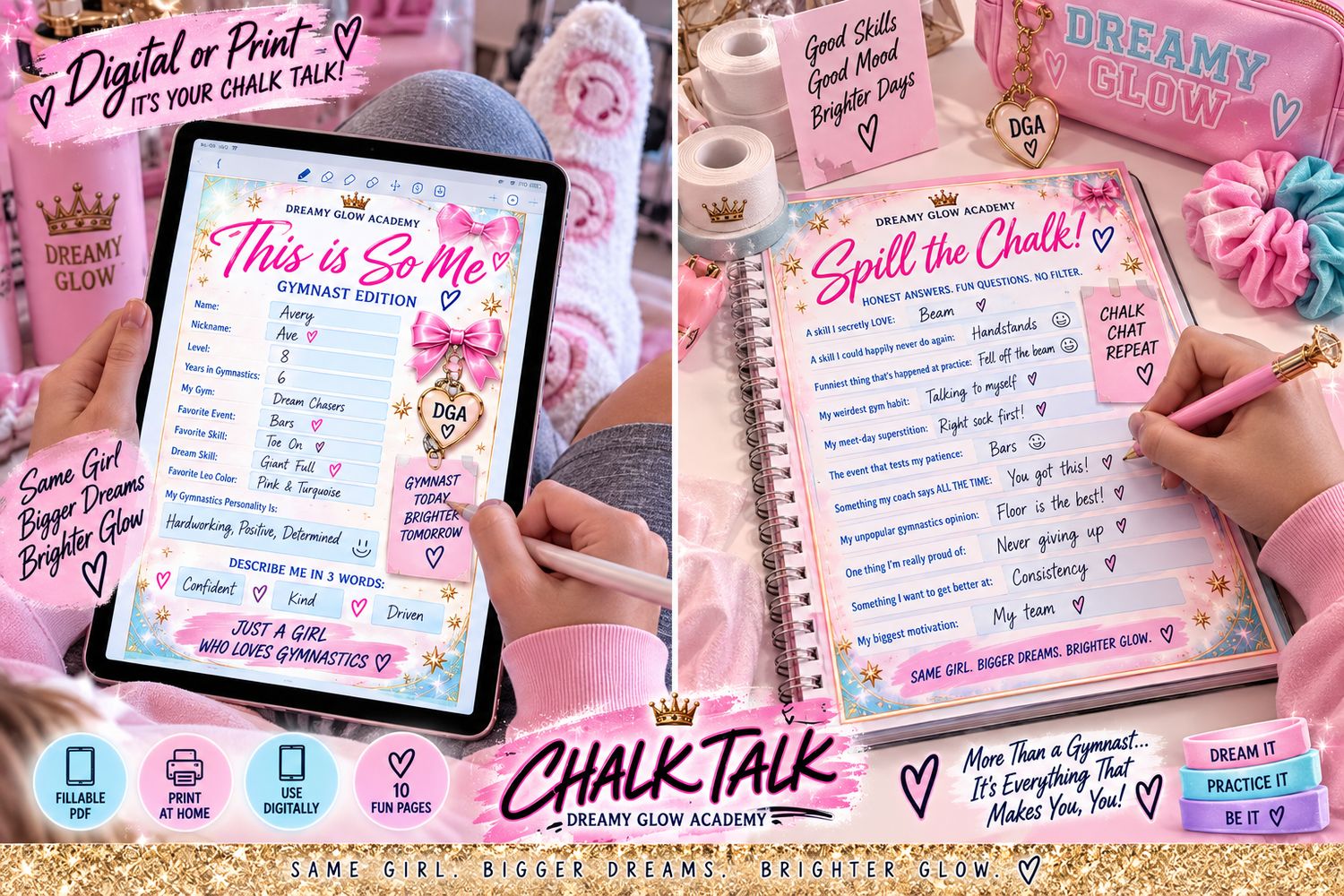 FLIP THE SCRIPT  - 10 Fillable Or Printable Pages