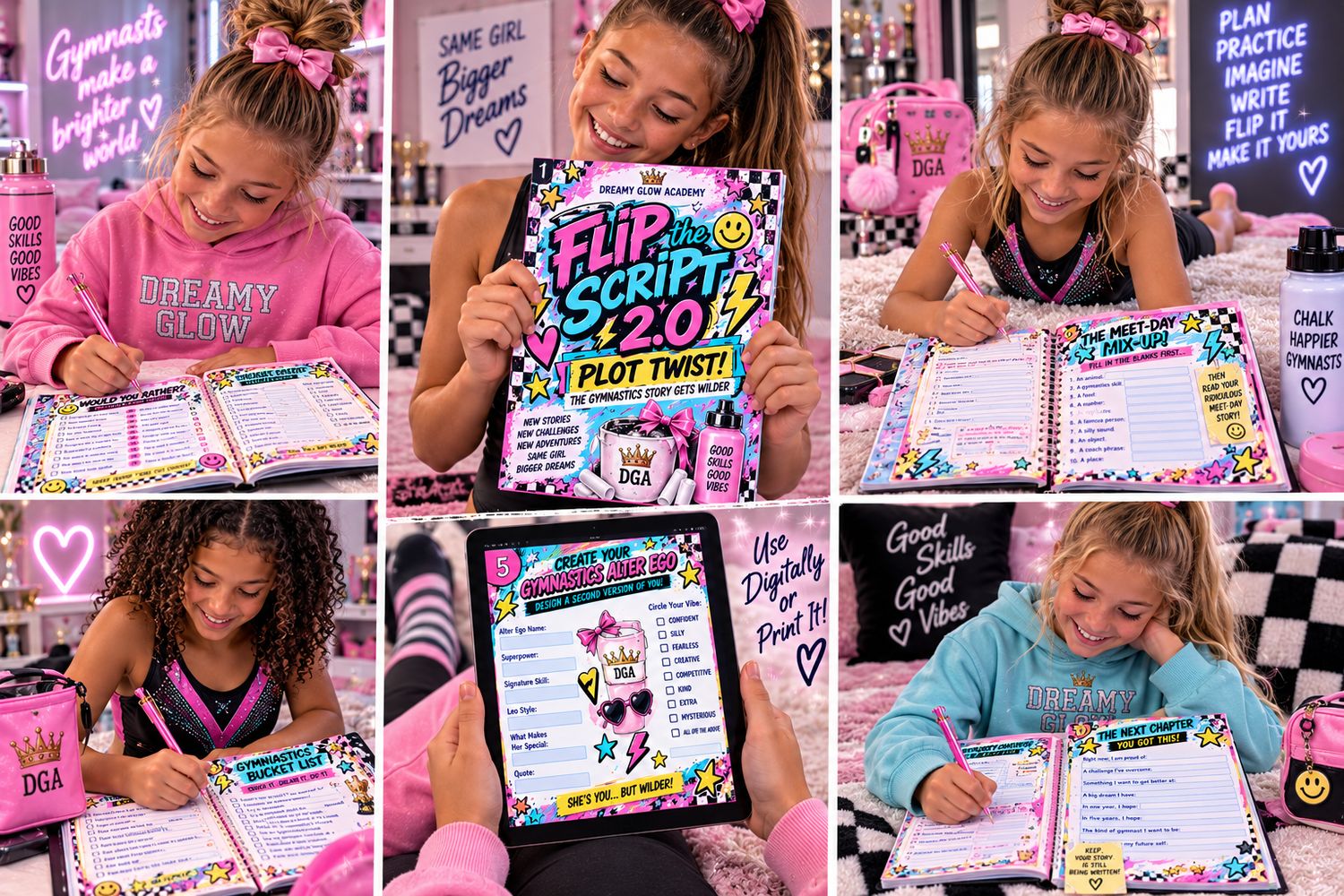 FLIP THE SCRIPT 2.0  - 10 Fillable Or Printable Pages