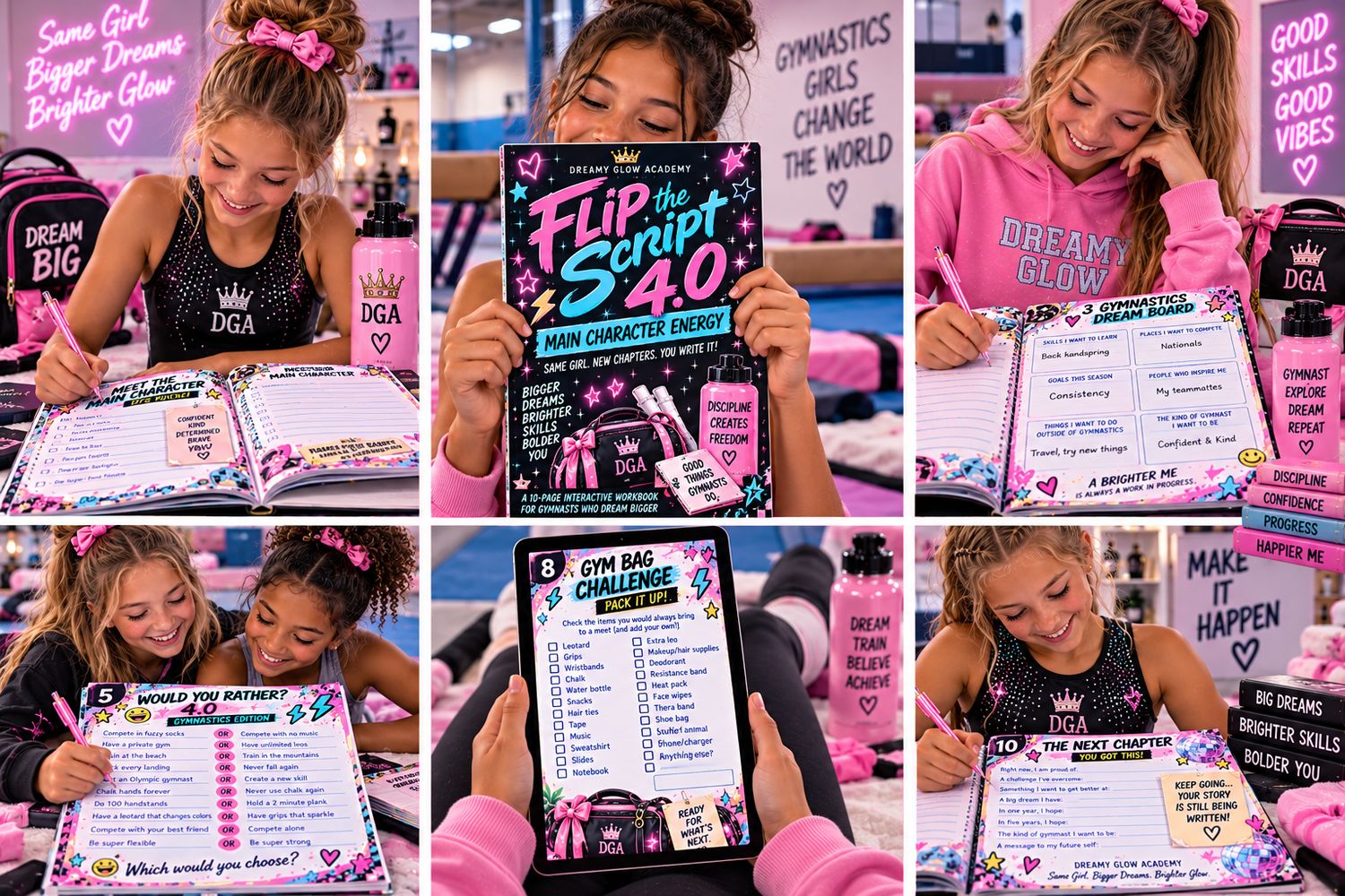 FLIP THE SCRIPT 4.0  - 10 Fillable Or Printable Pages