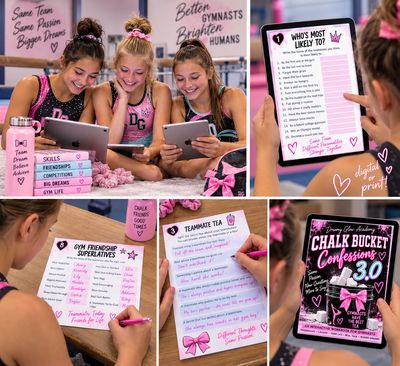 CHALK BUCKET, CONFESSIONS 3.0  - 10 Fillable Or Printable Pages