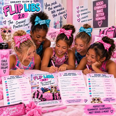 FLIP LIBS— GAME 2.0 Flip • Pick • Play • Glow. -Fillable Or Printable Pages