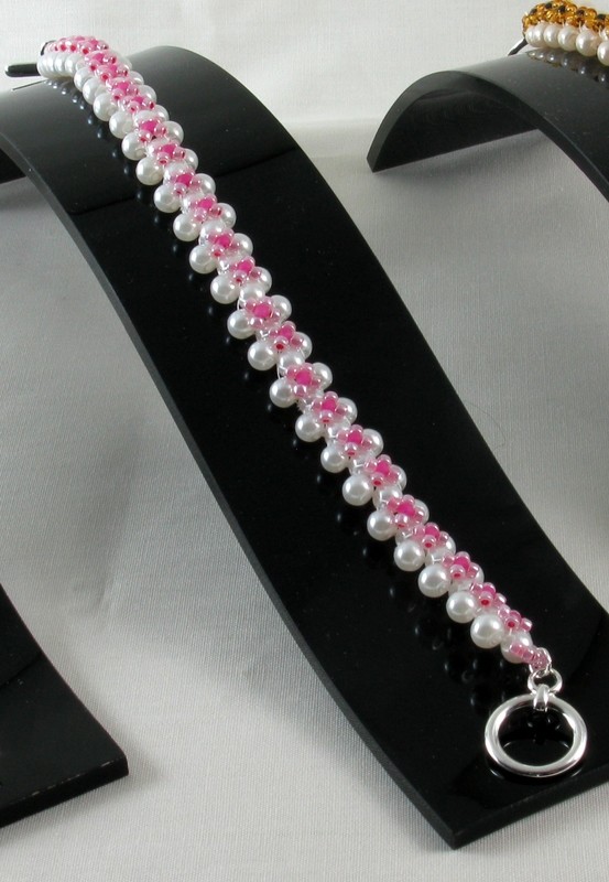 Right Angle Weave (RAW) Bracelet Kit - Pink