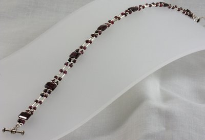 Garnet Valentine Bracelet