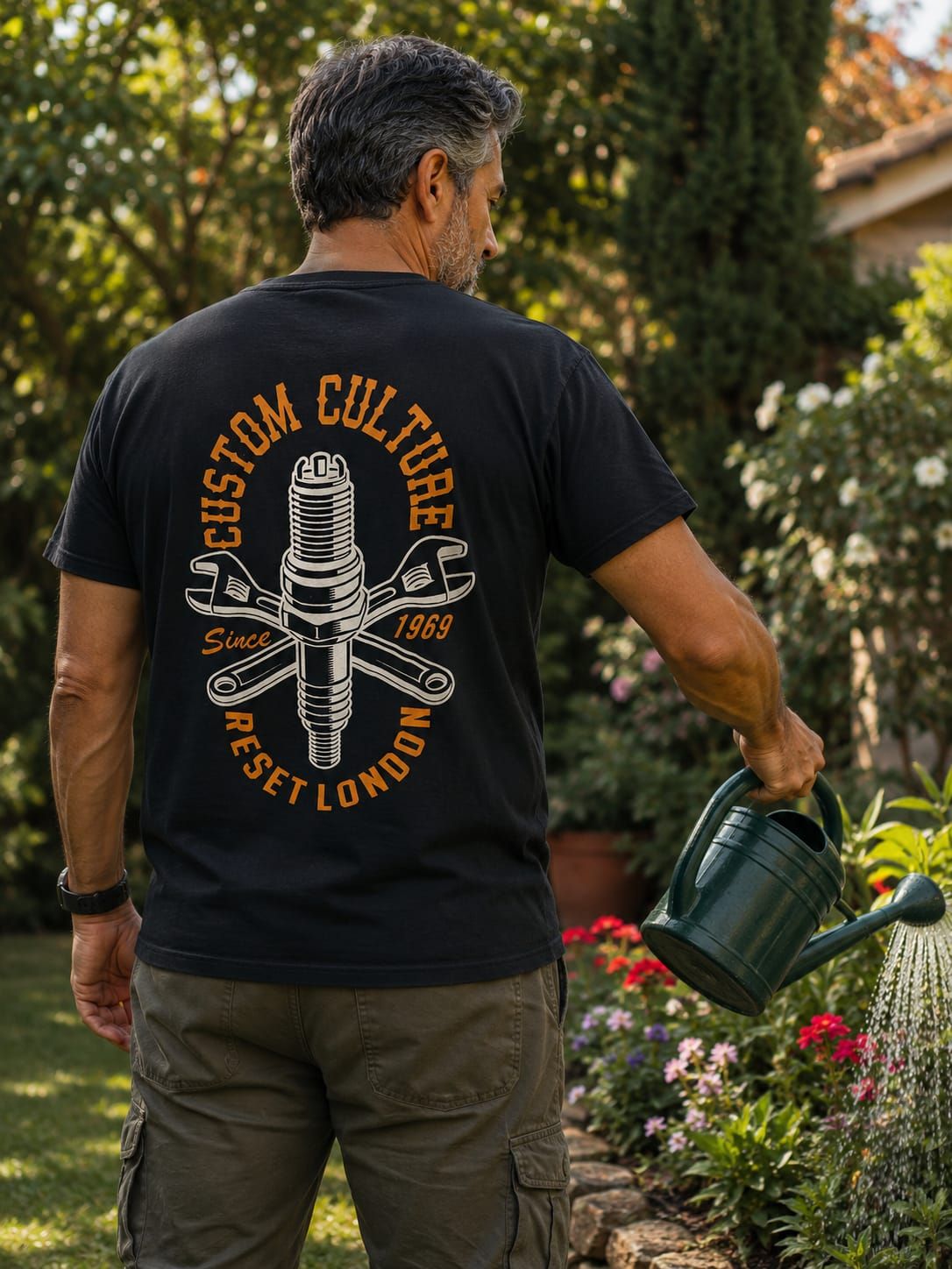 Custom Culture Negro Doble Estampa Custom Culture Negro Doble Estampa