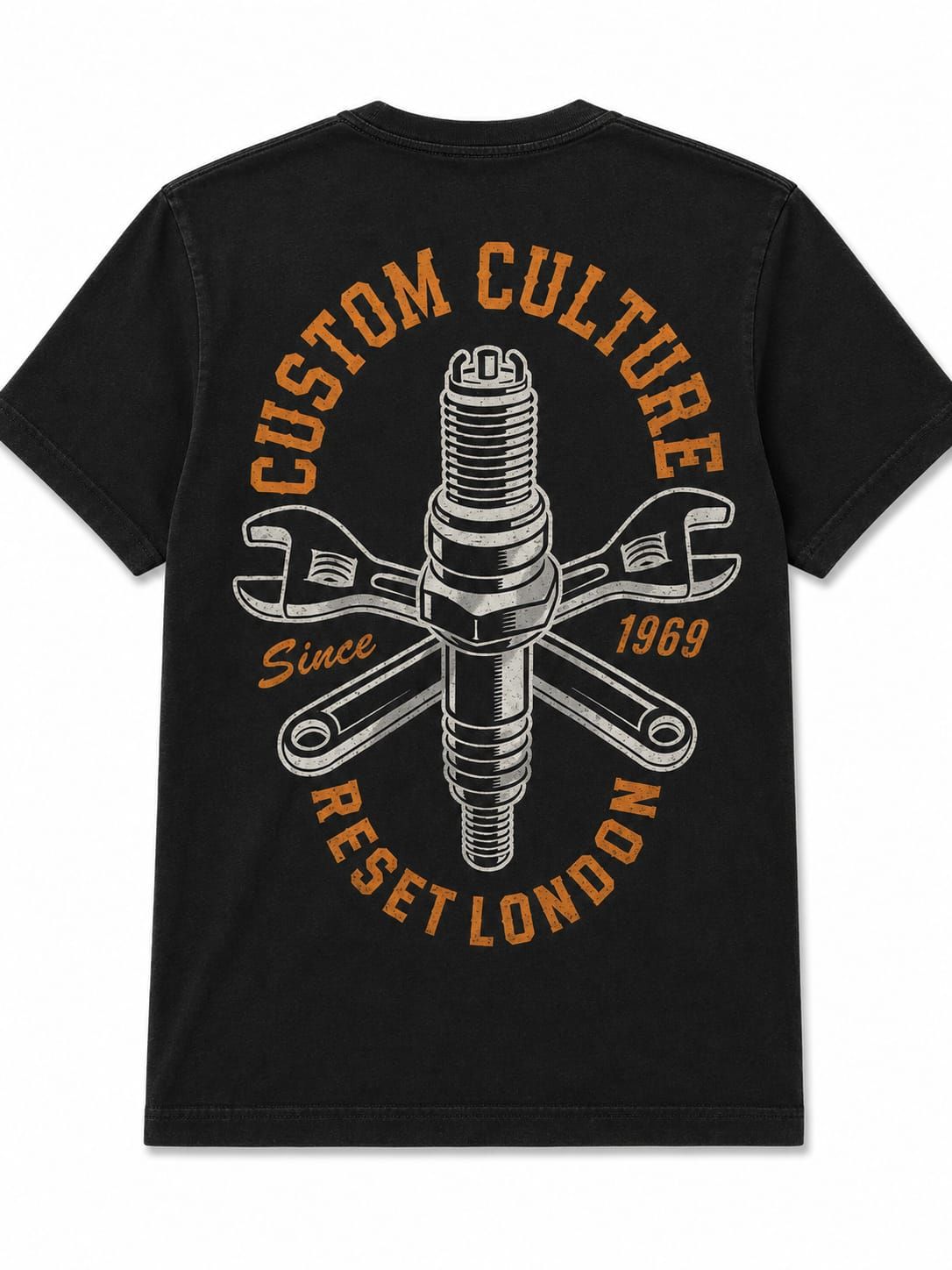 Custom Culture Negro Doble Estampa Código 0347