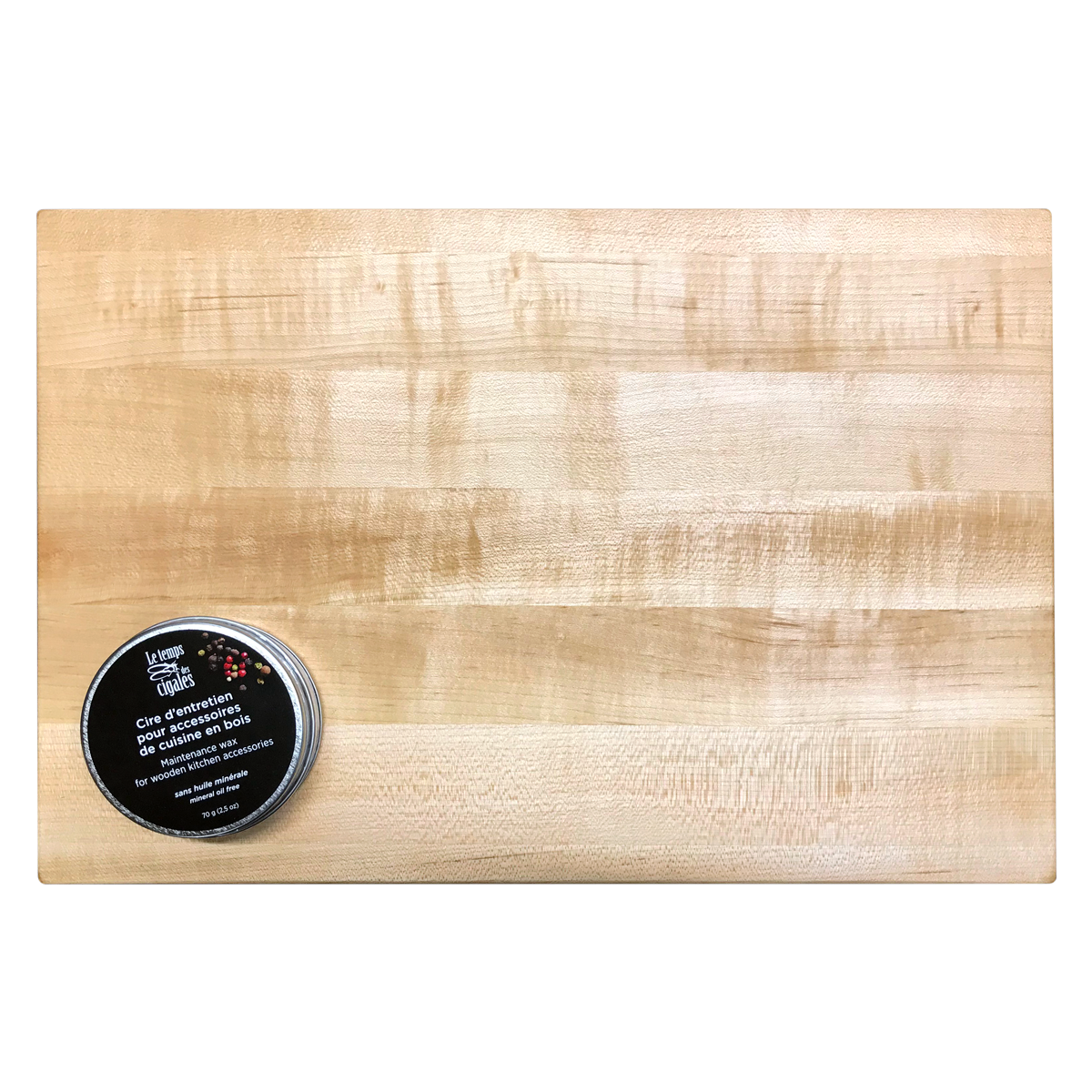 Planche en érable et cire