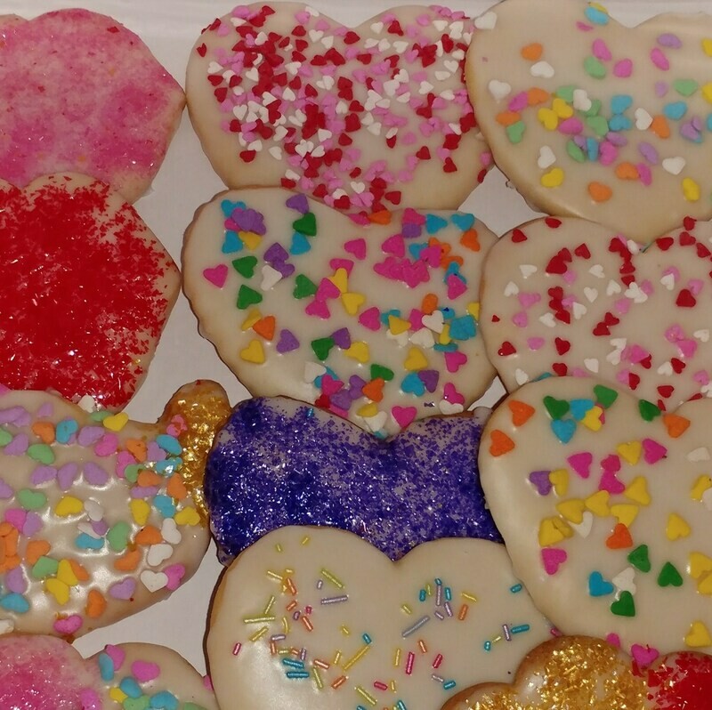 Valentine's Cutout Cookie Assortment, 6 Count