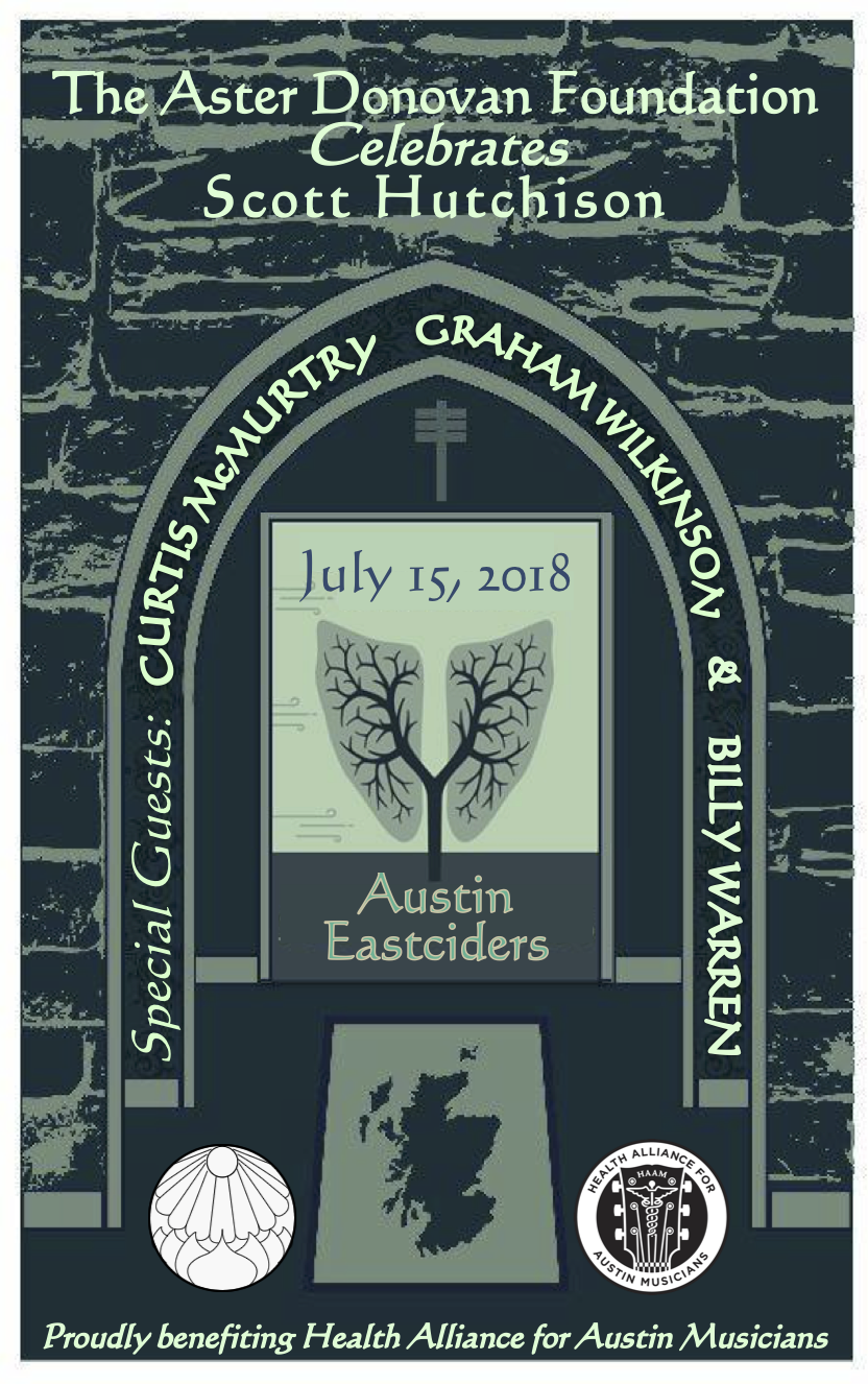Scott Hutchison Memorial Show Poster - 2018