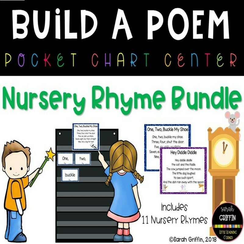 Nursery Rhymes Build a Poem Bundle Nursery Rhymes Build a Poem Bundle