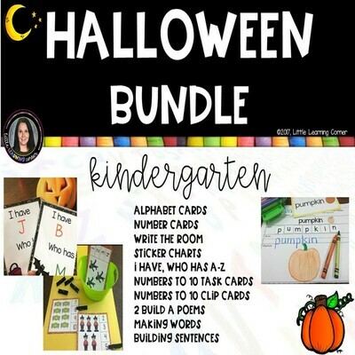 Halloween Bundle for Kindergarten Halloween Bundle for Kindergarten