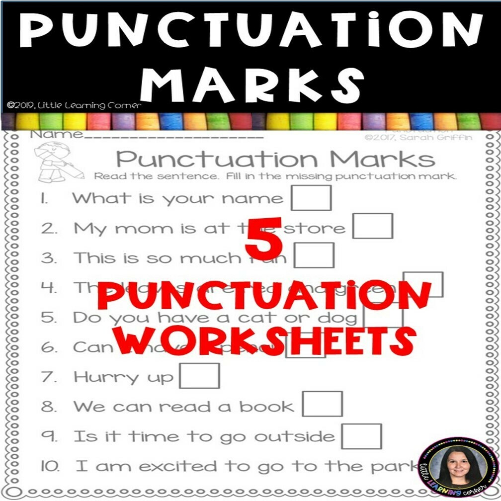 Punctuation Marks Worksheets