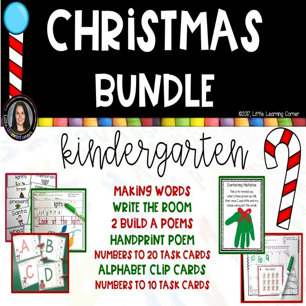 Christmas Bundle for Kindergarten