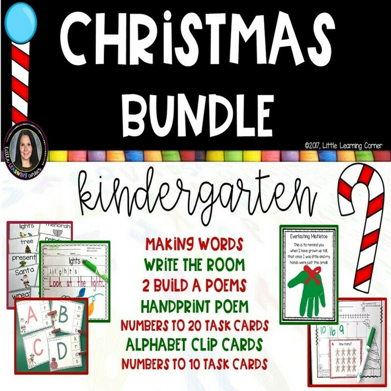Christmas Bundle for Kindergarten Christmas Bundle for Kindergarten