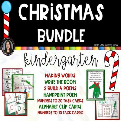 Christmas Bundle for Kindergarten Christmas Bundle for Kindergarten