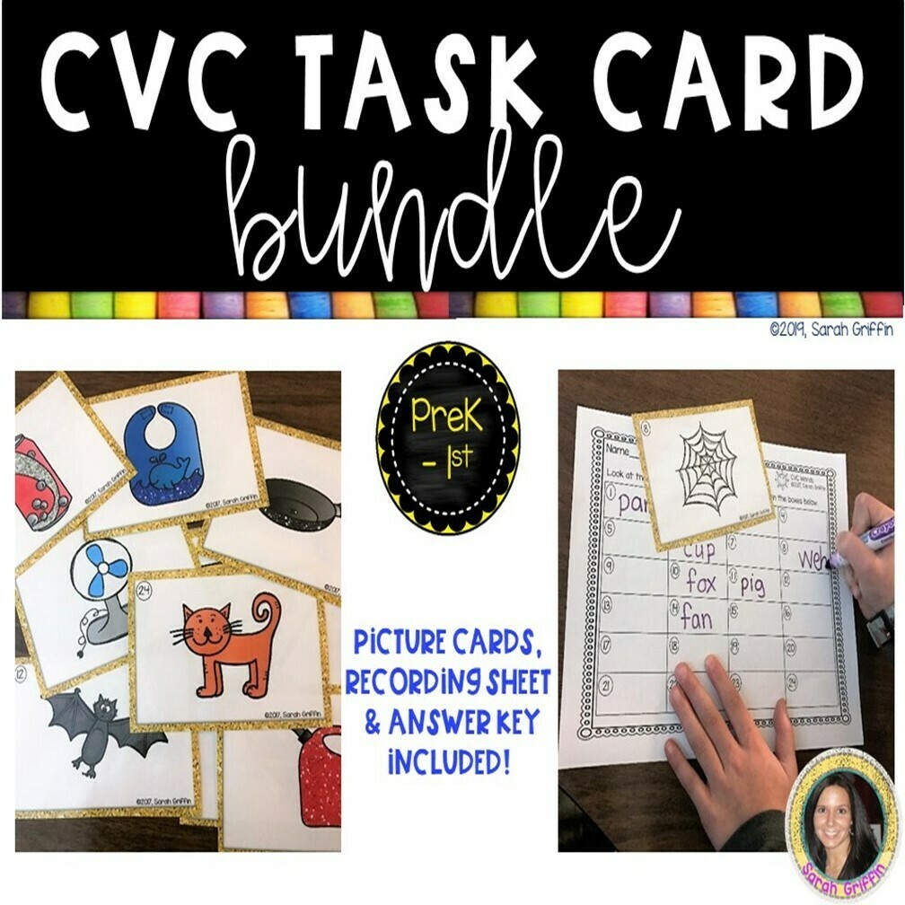 CVC Task Card Bundle