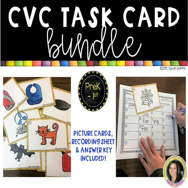 CVC Task Card Bundle