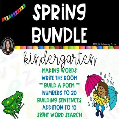 Kindergarten Spring Activities Bundle Kindergarten Spring Activities Bundle