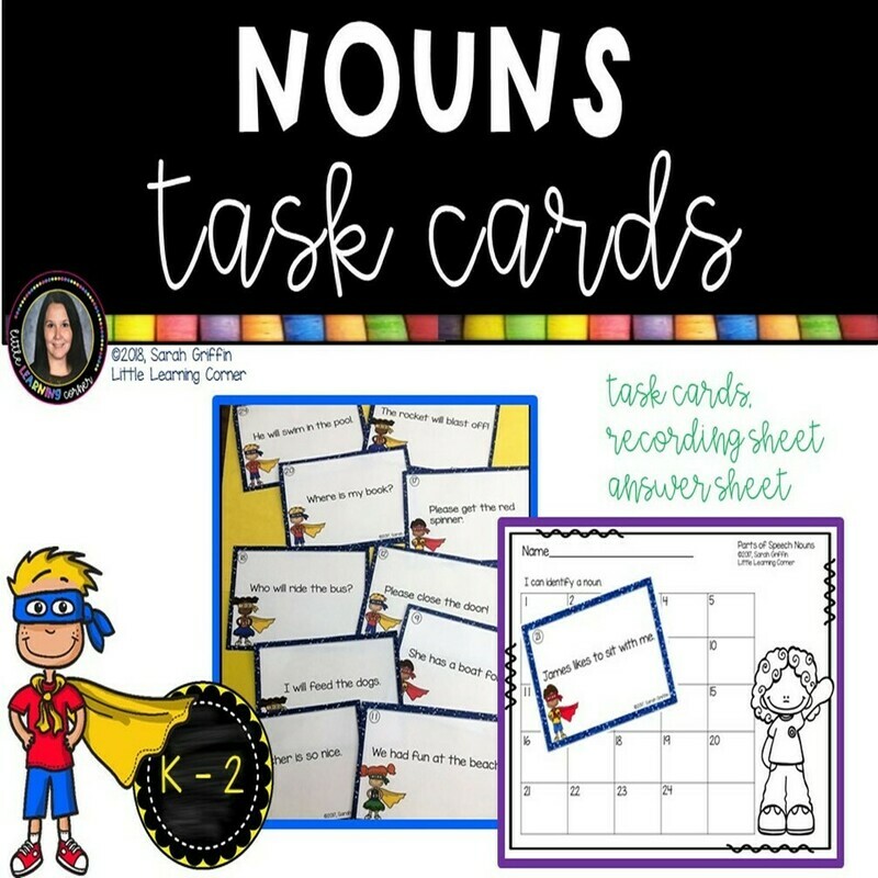 Nouns Task Cards