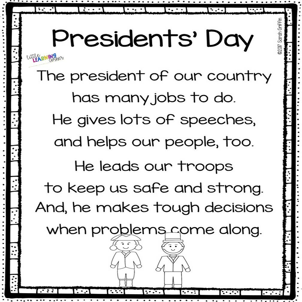 Presidents Day Poem
