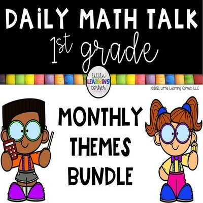 First Grade Math Talks Bundle - DIGITAL and PRINTABLE First Grade Math Talks Bundle - DIGITAL and PRINTABLE