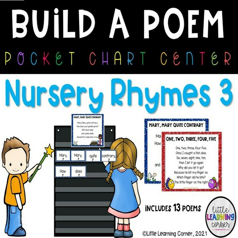 Nursery Rhyme Build a Poem Bundle Set 3